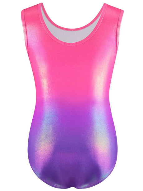 Pink purple Diva Sports Verdy gymnastics leotard for girls daily training by onesports.ae