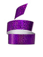 Crystal shiny purple glitter hoop tape for rhythmic gymnastics hoops with sparkling decorative finish available on OneSports.ae