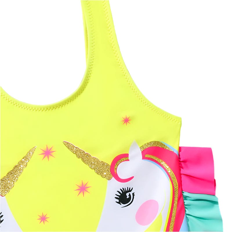 Yellow Unicorn Swimsuit