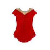 129-140cm Competiton dress Lovely Fun Red