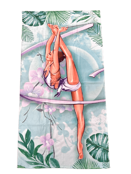 Gymnast with Ribbon Towel