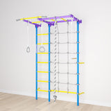 purple blue romana swedish wall bar play set for kids home gym onesports uae