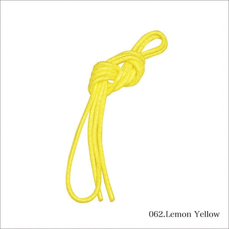 Chacott rhythmic gymnastics rope lemon yellow 062 nylon 3m rg apparatus by onesports.ae