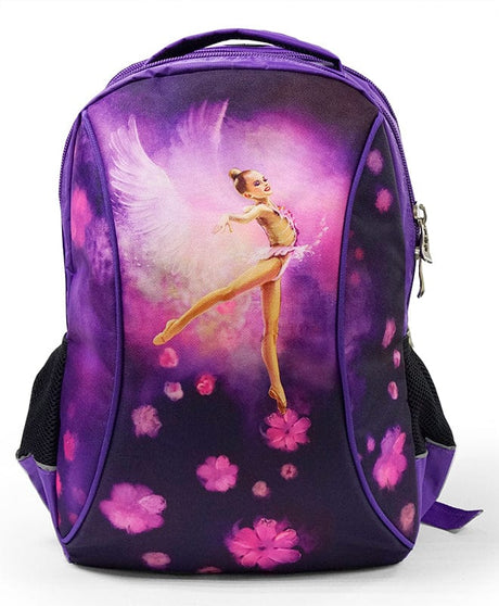 Angel gymnastics backpack for girls with gymnast print by OneSports UAE