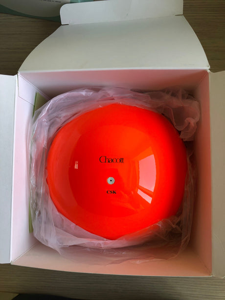 Chacott RG apparatus ball 17cm orange 083 FIG approved suitable for practice sessions by OneSports UAE
