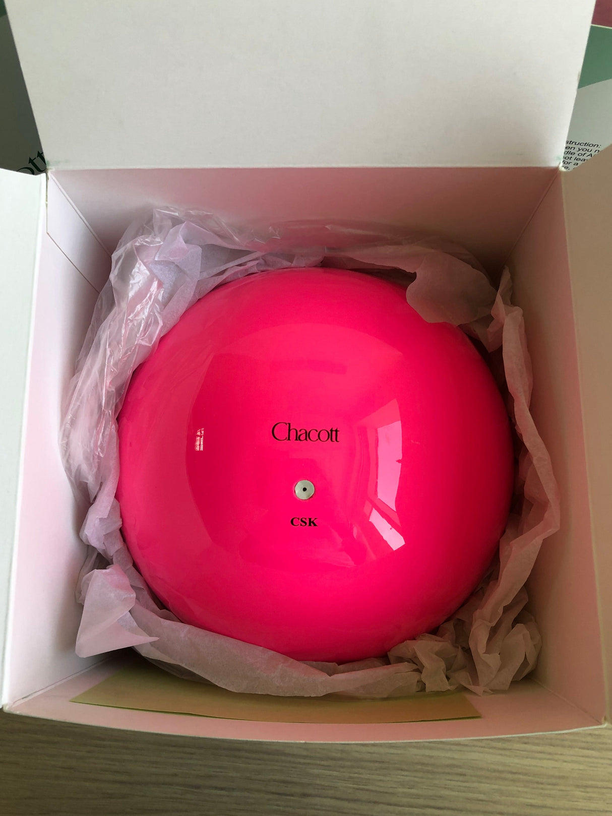 Chacott RG apparatus ball 18.5 cm cherry pink 047 suitable for practice sessions by OneSports UAE