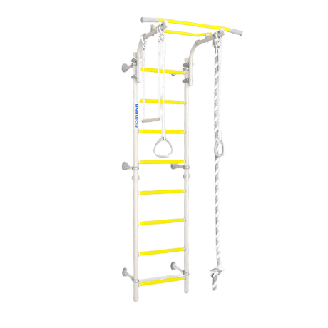 onesports romana swedish wall bars kids indoor gym yellow white
