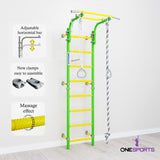 Next Top Green Apple Romana Wall Bars indoor kids climbing gym by OneSports UAE