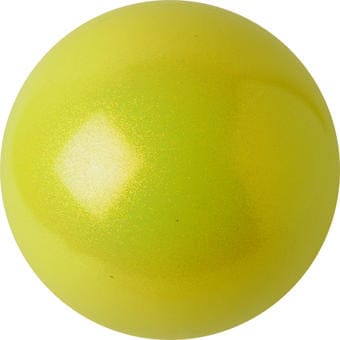 16cm Glitter Yellow Ball - OneSports - dubai