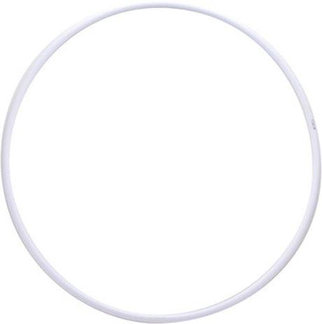 Pastorelli 60 cm rhythmic gymnastics hoop white flexible polyethylene RG apparatus by OneSports UAE