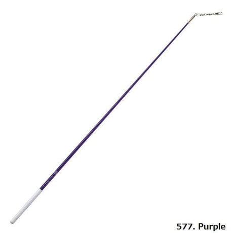 Chacott metallic 577 purple Holographic stick 60 cm RG apparatus with glitter finish for rhythmic gymnastics by onesports uae