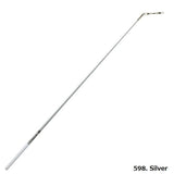 Chacott metallic 598 silver Holographic stick 60 cm RG apparatus for rhythmic gymnastics training and competition by OneSports.ae