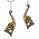 gymnast vs girl keychain gift for girls dance accessories onesports.ae