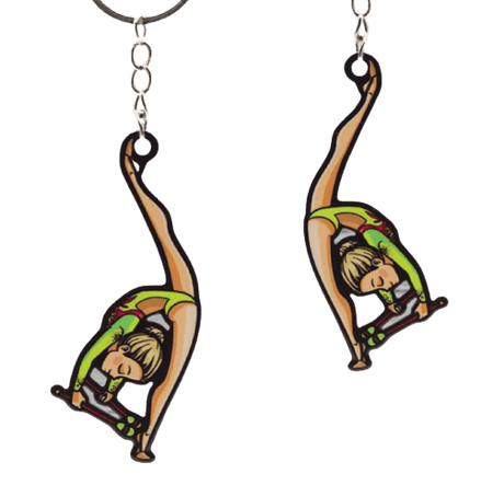 gymnast vs girl keychain gift for girls dance accessories onesports.ae