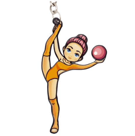 gymnast vs girl keychain gift for girls dance accessories onesports.ae