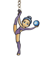 gymnast vs girl keychain gift for girls dance accessories onesports.ae