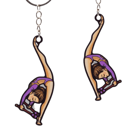 gymnast vs girl keychain gift for girls dance accessories onesports.ae