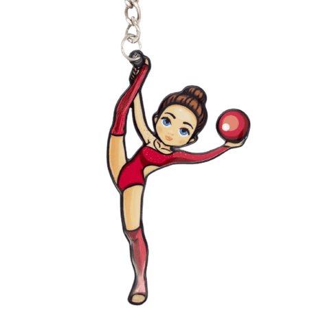 gymnast vs girl keychain gift for girls dance accessories onesports.ae
