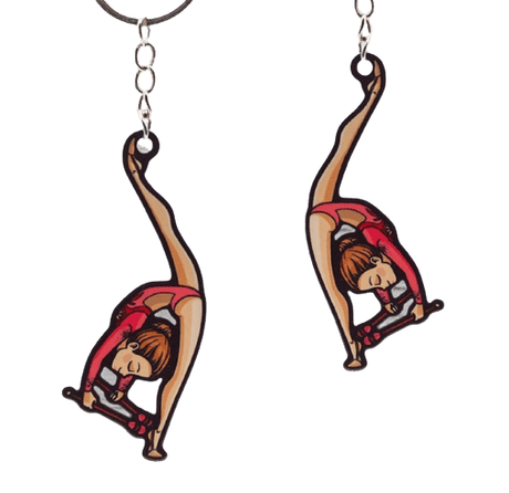 gymnast vs girl keychain gift for girls dance accessories onesports.ae
